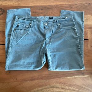 AG Mens Graduate Tailored Leg Denim in Light Blue, 40x32